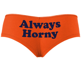 Always Horny - Orange Boyshort