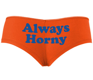 Always Horny - Orange Boyshort