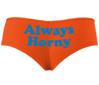 Always Horny - Orange Boyshort