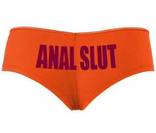 Anal Slut - Orange Boyshort