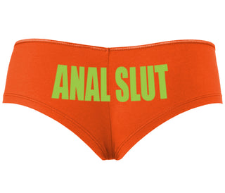 Anal Slut - Orange Boyshort