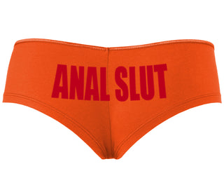 Anal Slut - Orange Boyshort