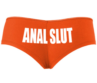 Anal Slut - Orange Boyshort