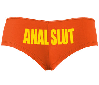 Anal Slut - Orange Boyshort