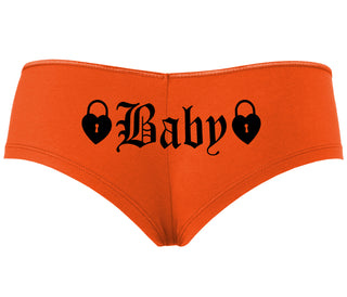 Baby Goth Look With Locks - Orange Boyshort