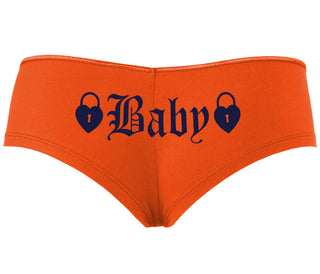 Baby Goth Look With Locks - Orange Boyshort