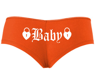 Baby Goth Look With Locks - Orange Boyshort