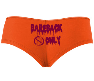 Bareback Only - Orange Boyshort