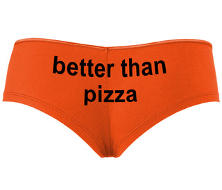 Better Than Pizza - Orange Boyshort