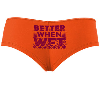 Better When Wet - Orange Boyshort