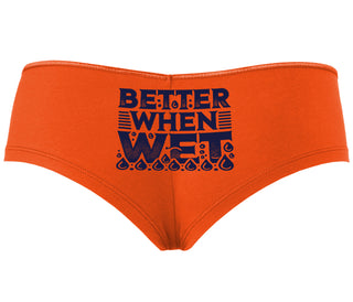 Better When Wet - Orange Boyshort