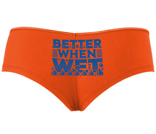 Better When Wet - Orange Boyshort