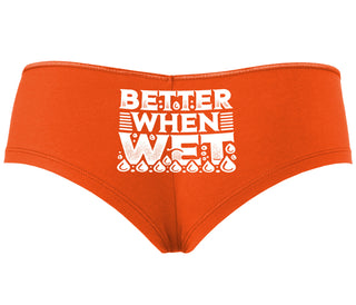 Better When Wet - Orange Boyshort