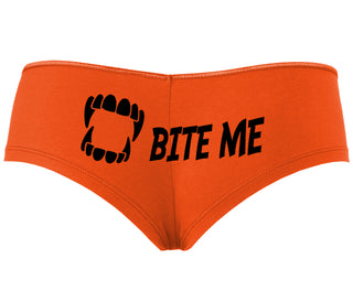 Bite Me - Orange Boyshort