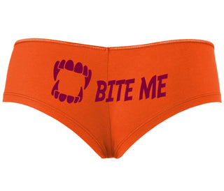 Bite Me - Orange Boyshort