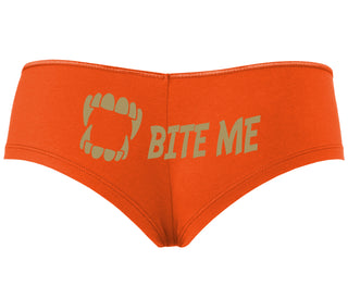 Bite Me - Orange Boyshort