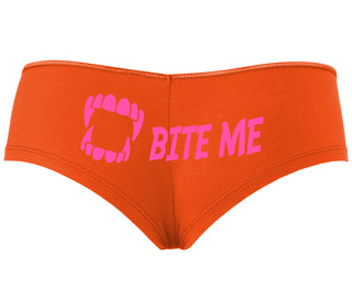 Bite Me - Orange Boyshort