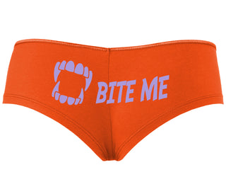 Bite Me - Orange Boyshort