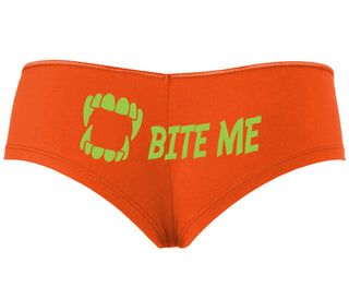 Bite Me - Orange Boyshort