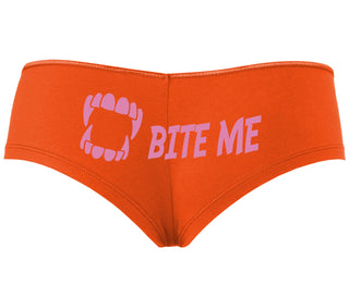 Bite Me - Orange Boyshort