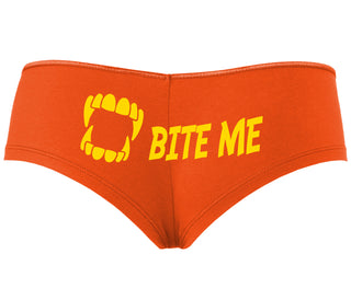 Bite Me - Orange Boyshort