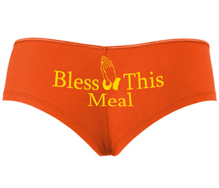 Bless This Meal - Orange Boyshort