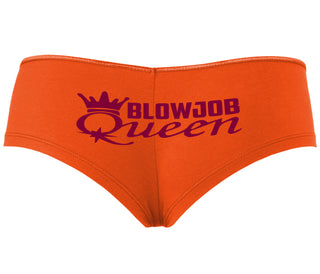 Blow Job Queen - Orange Boyshort