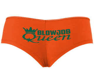 Blow Job Queen - Orange Boyshort