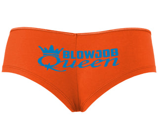 Blow Job Queen - Orange Boyshort