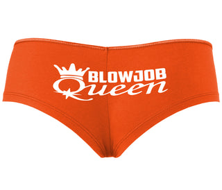 Blow Job Queen - Orange Boyshort