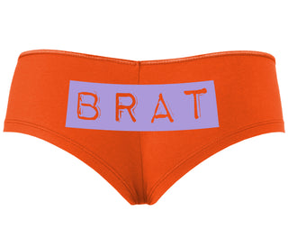 Brat - Orange Boyshort
