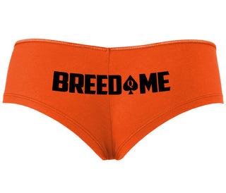 Breed Me - Queen of Spades - Orange Boyshort