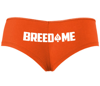 Breed Me - Queen of Spades - Orange Boyshort