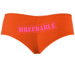 Breedable - Orange Boyshort