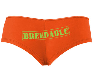 Breedable - Orange Boyshort