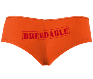 Breedable - Orange Boyshort