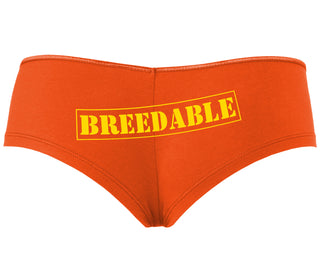 Breedable - Orange Boyshort