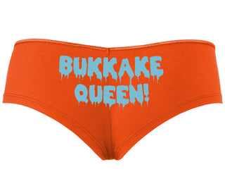 Bukkake Queen - Orange Boyshort