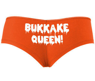 Bukkake Queen - Orange Boyshort