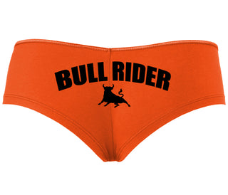 Bull Rider - Size Queen - Hotwife - Orange Boyshort