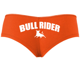 Bull Rider - Size Queen - Hotwife - Orange Boyshort