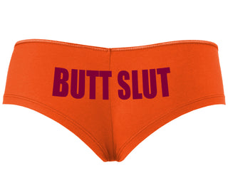 Butt Slut - Orange Boyshort