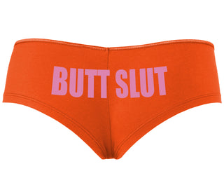 Butt Slut - Orange Boyshort