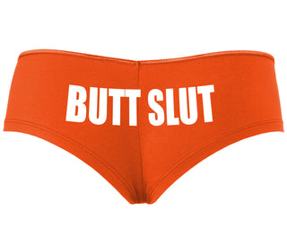 Butt Slut - Orange Boyshort