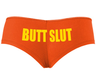 Butt Slut - Orange Boyshort