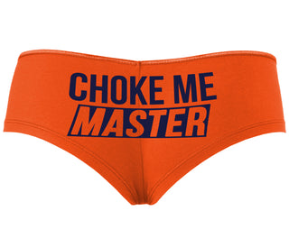 Choke Me Master - Orange Boyshort