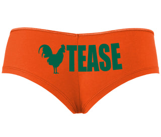 Cock Tease - Rooster - Orange Boyshort