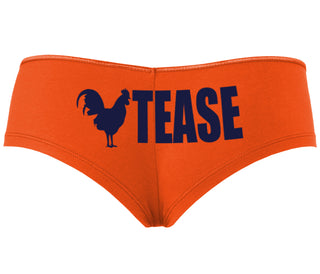 Cock Tease - Rooster - Orange Boyshort