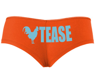 Cock Tease - Rooster - Orange Boyshort