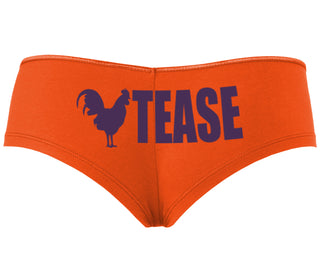 Cock Tease - Rooster - Orange Boyshort